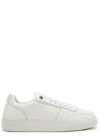 Represent Initial Panelled Leather Sneakers White