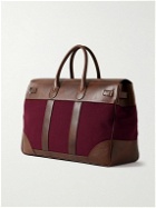 Brunello Cucinelli - Leather and Flannel Holdall