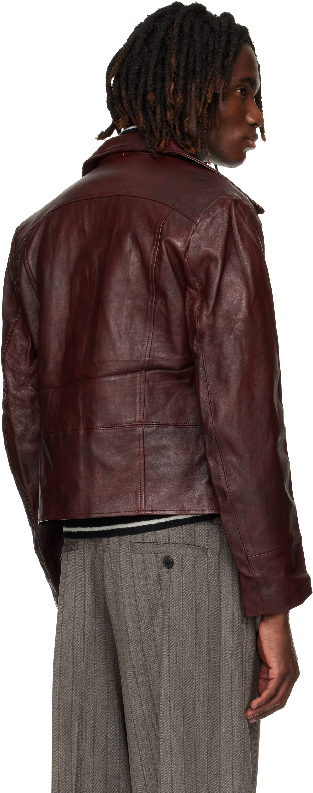 Enfants Riches Déprimés Red Nick Leather Jacket