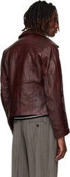 Enfants Riches Déprimés Red Nick Leather Jacket
