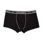 Dolce and Gabbana Black Stripe Regular Boxers