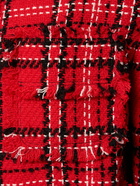 MSGM Tartan Cotton Tweed Jacket