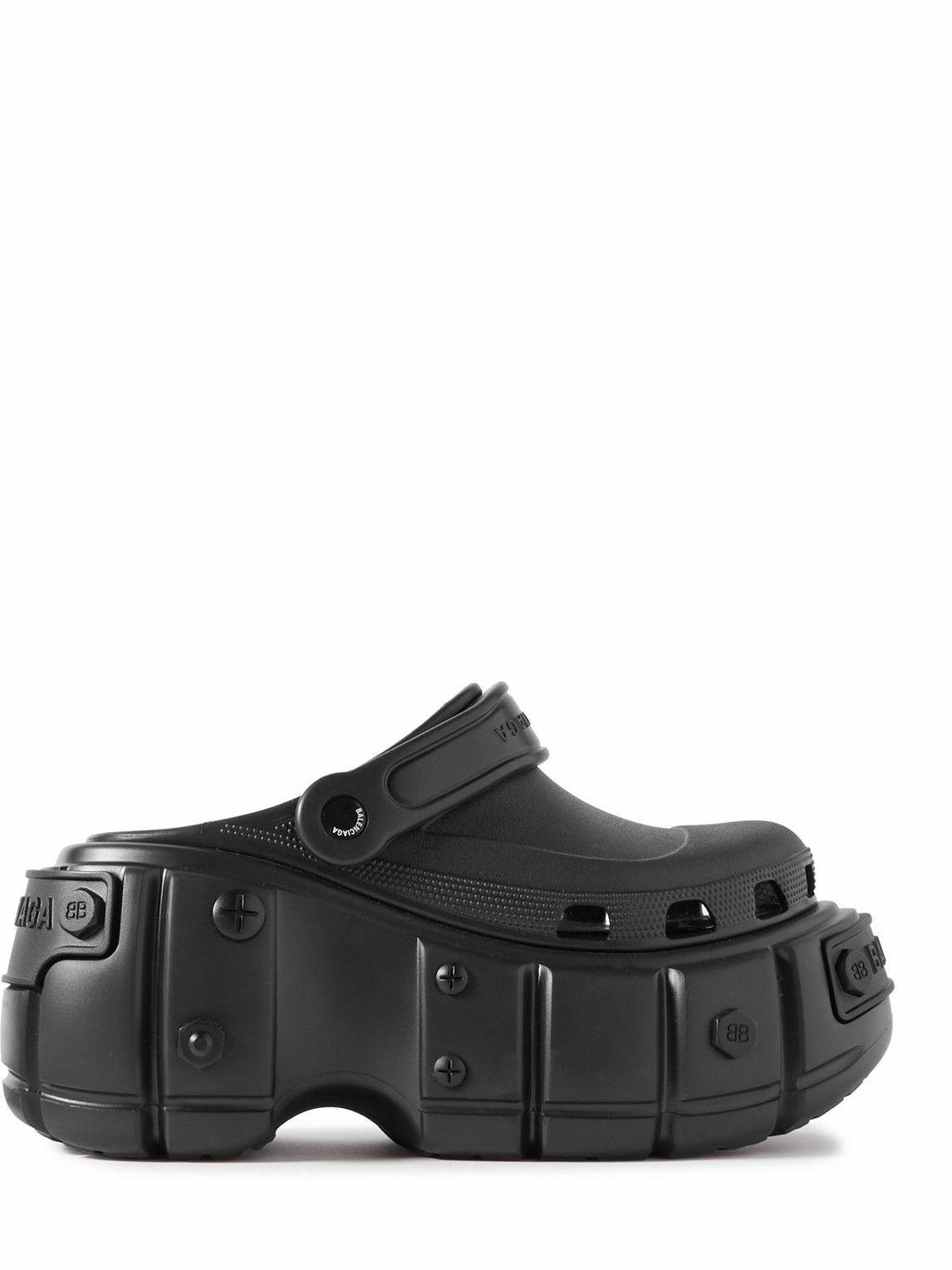 Balenciaga - Rubber Platform Sandals - Black Balenciaga