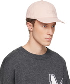 MM6 Maison Margiela Pink Embroidered Logo Cap