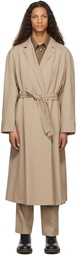 Lemaire Beige Soft Trench Coat