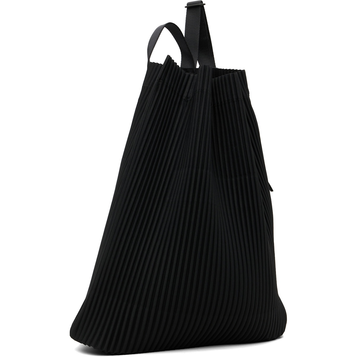 HOMME PLISSÉ ISSEY MIYAKE Black Drawstring Pleats Bag