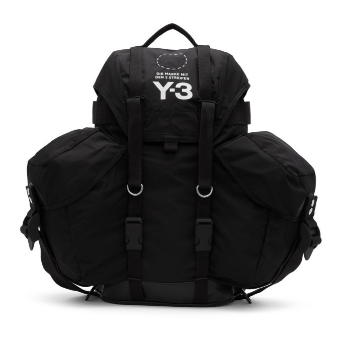 Y-3 Black Utility Backpack Y-3