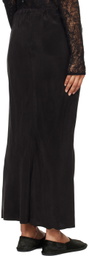Gabriela Coll Garments Black No.290 Midi Skirt