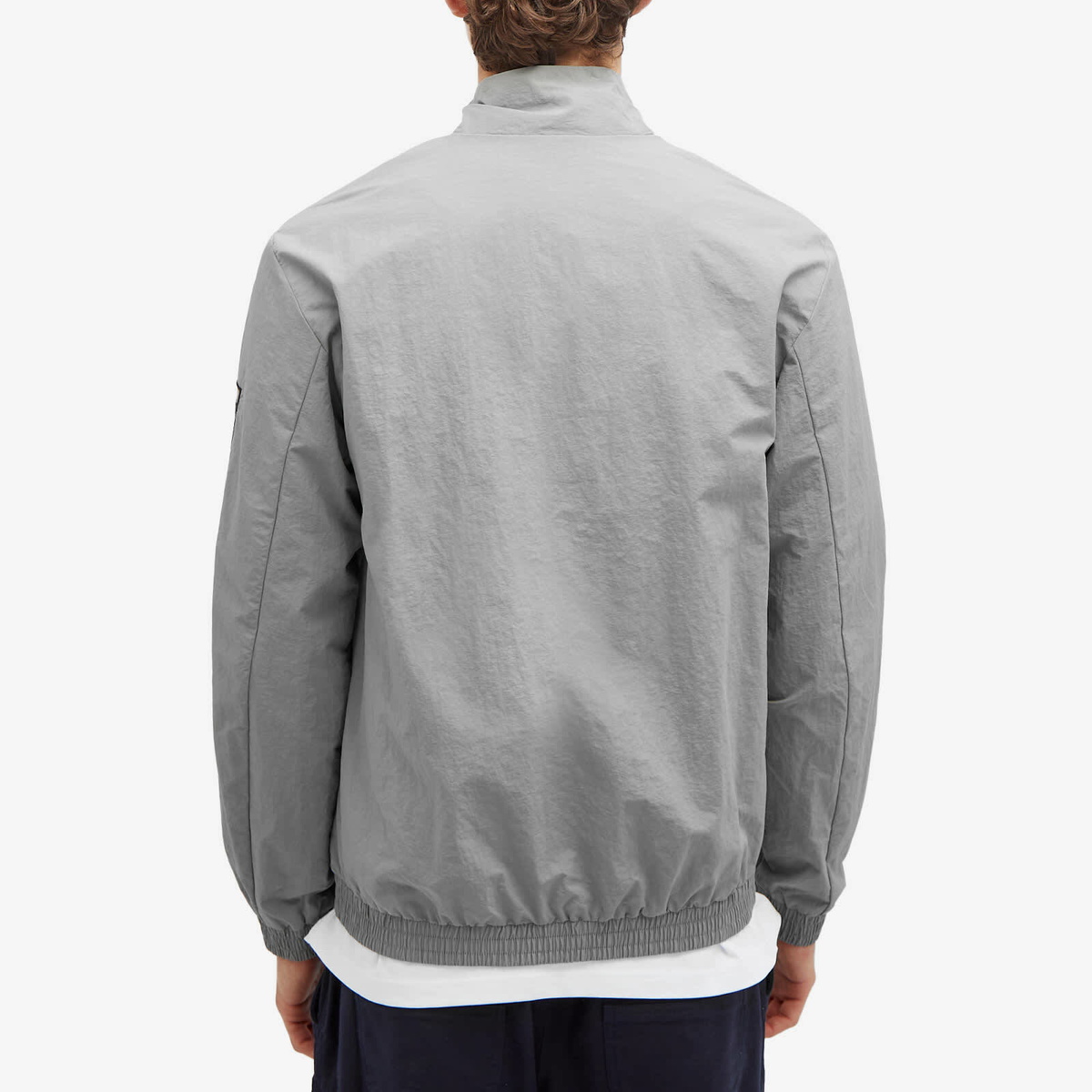 POSTAL Men's Arm Logo Track Jacket in Urban Grey