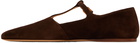 Gabriela Hearst Brown Lola Ballerina Flats