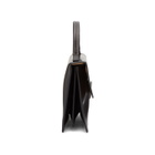 Cherevichkiotvichki Black Small Triple Prism Lock Bag