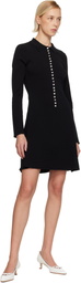 Sandy Liang Black Lori Midi Dress