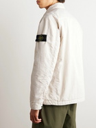 Stone Island - Logo-Appliquéd Twill Overshirt - White