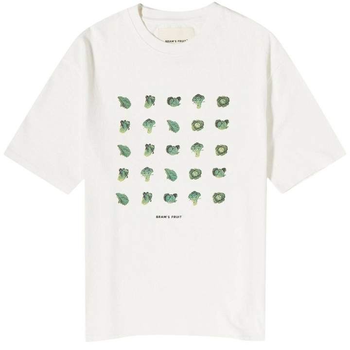 Photo: Bram's Fruit Men's Lettuce T-Shirts in White