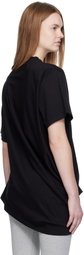 Charles Jeffrey LOVERBOY Black Topsy Turvy T-shirt