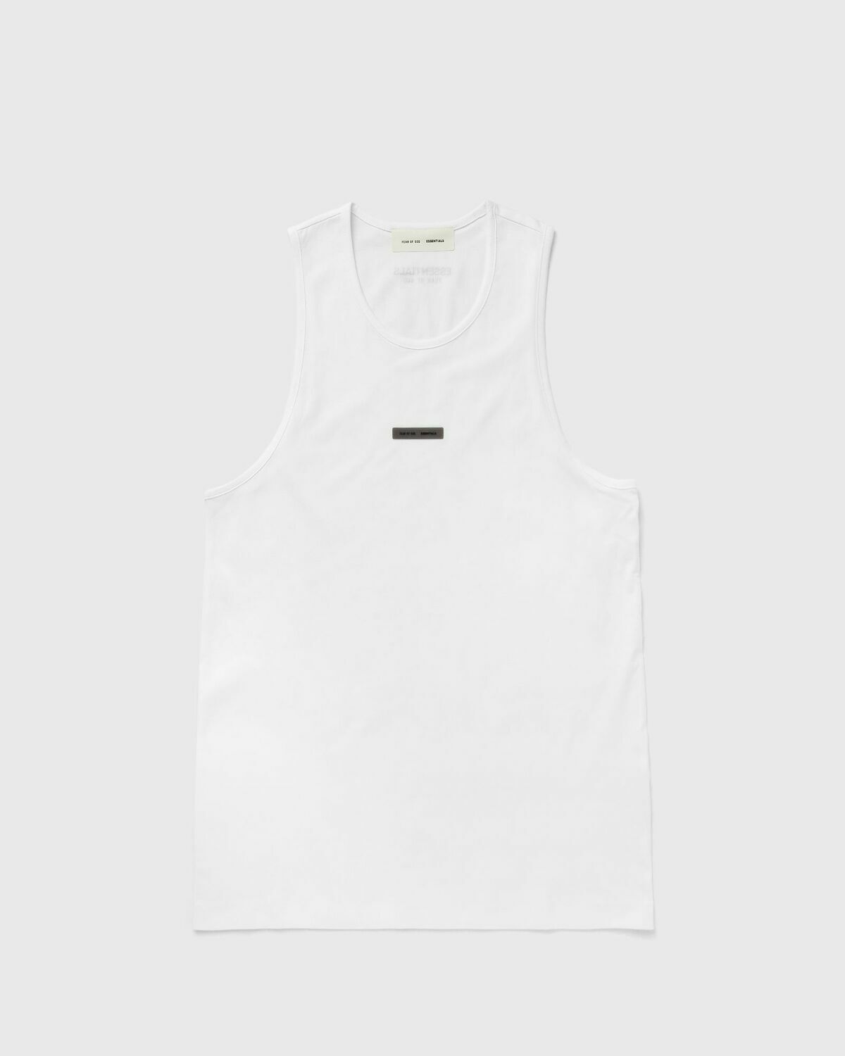 Fear of God Essentials VINTAGE FIT TANK White Mens Tank Top