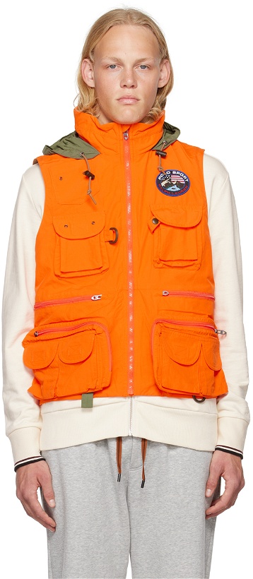 Photo: Polo Ralph Lauren Orange Utility Vest