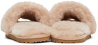 Mou Pink Shearling Sandals