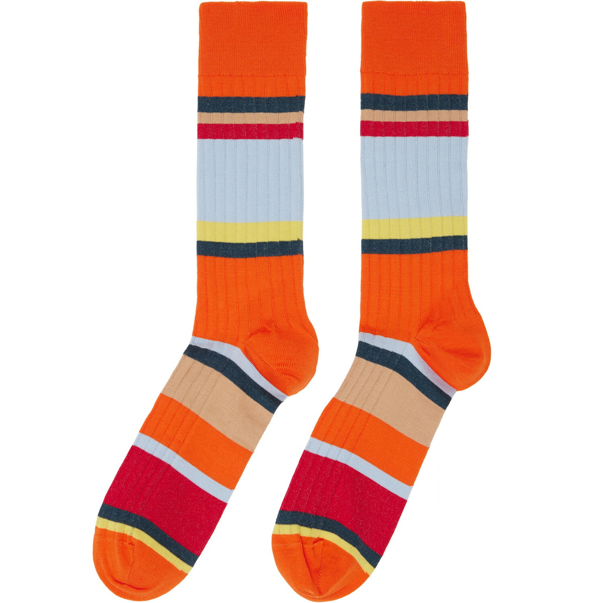 Paul Smith Three-Pack Multicolor Stripe Mix Socks
