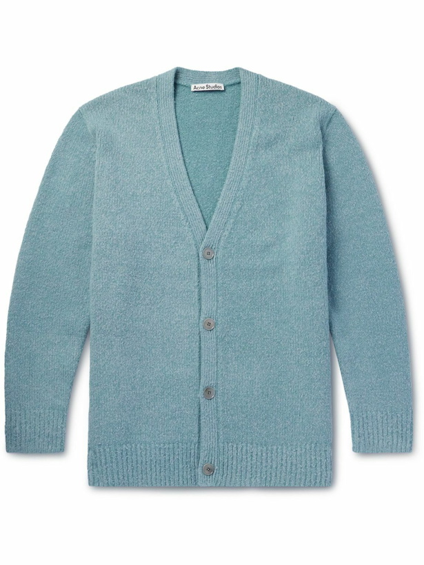 Photo: Acne Studios - Korval Knitted Cardigan - Blue
