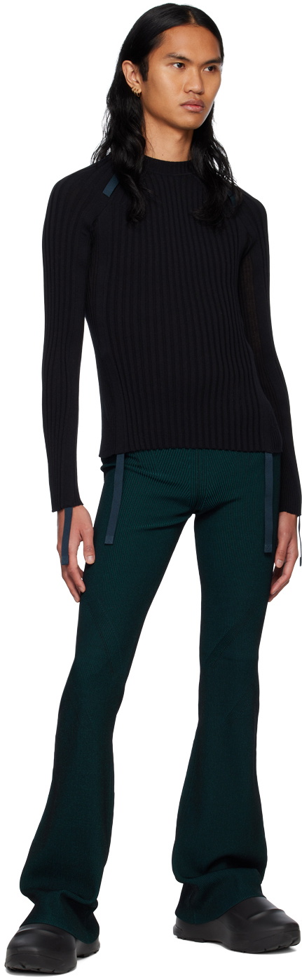 Dion Lee Blue Angled Lounge Pants