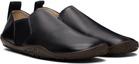 LEMAIRE Black Vibram Glove Slip On Leather Sneakers