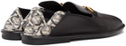 Salvatore Ferragamo Black Nomadic Stories Loafers