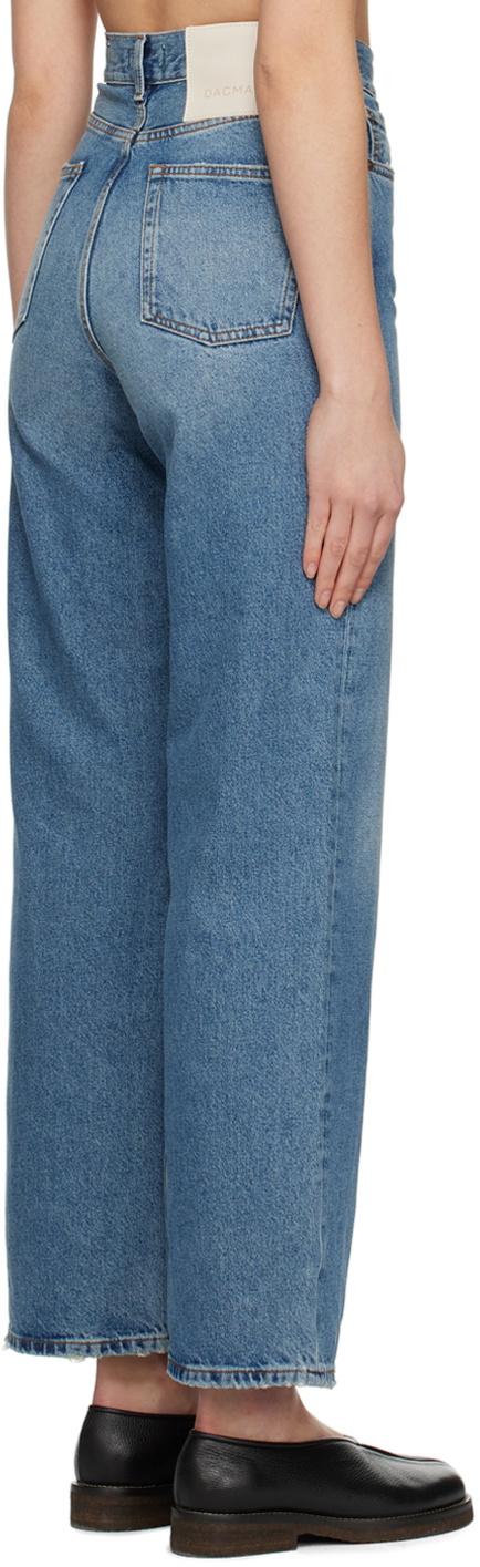 House of Dagmar Blue Wide-Leg Jeans