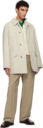 nanamica Beige Tack Club Trousers