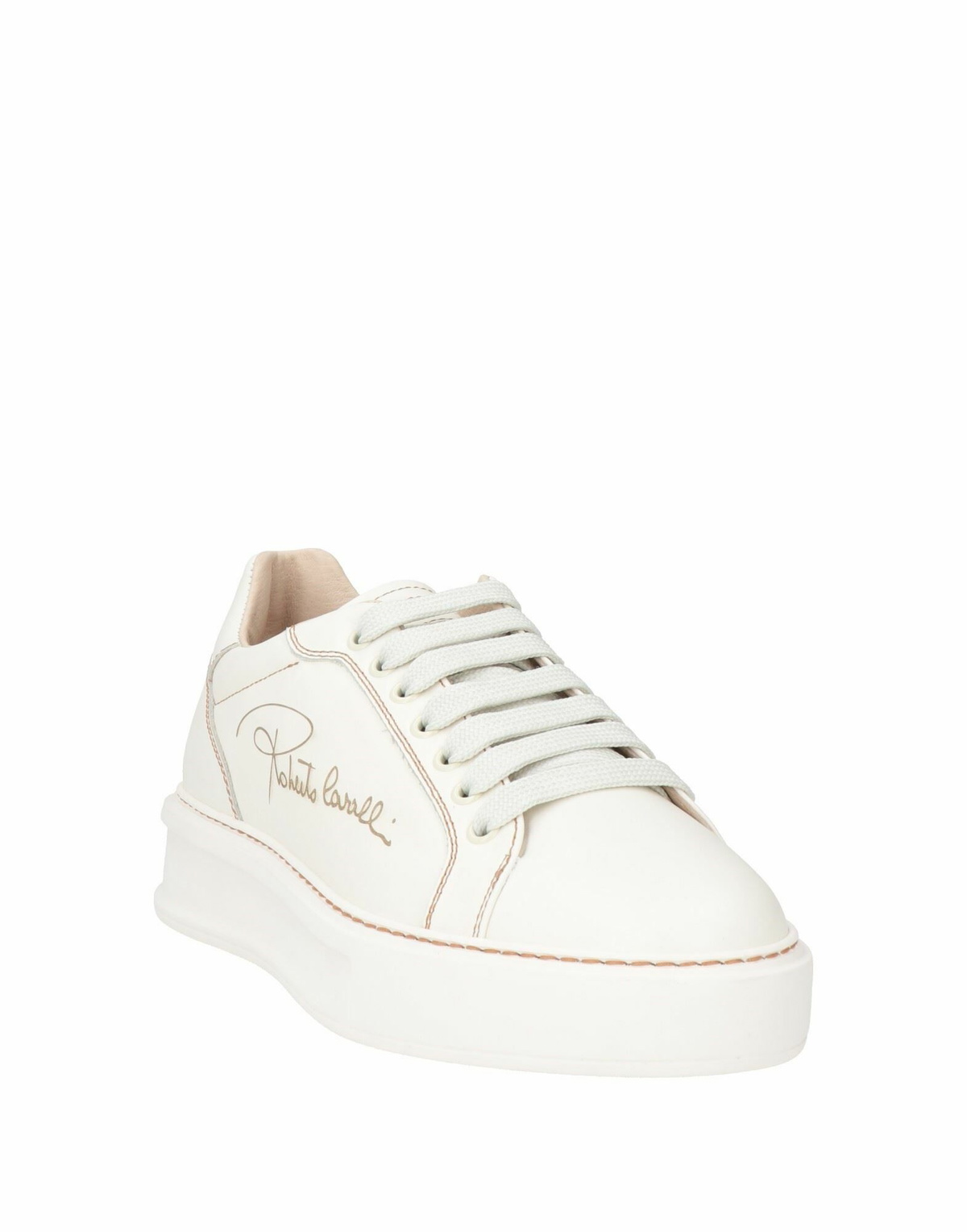 Roberto Cavalli Womens Sneakers Ivory