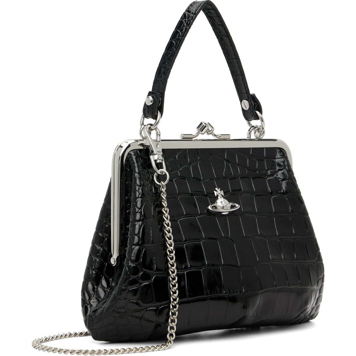 Vivienne Westwood Black Granny Frame Bag