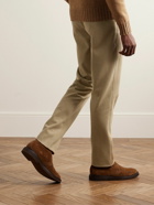 Sid Mashburn - Slim-Fit Straight-Leg Cotton and Cashmere-Blend Twill Trousers - Neutrals