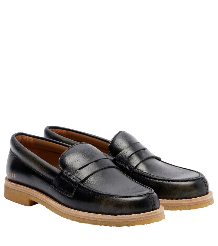 Photo: Golden Goose Jerry distressed leather penny loafers