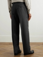 mfpen - Service Pleated Wool Trousers - Gray