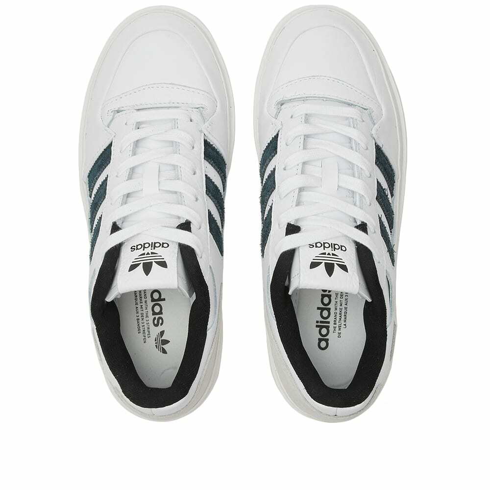 Adidas Women's Forum Bonega W Sneakers in White/Core Black/Gold ...