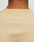 Ami Paris Tonal Ami De Coeur Sweatshirt Beige - Mens - Sweatshirts