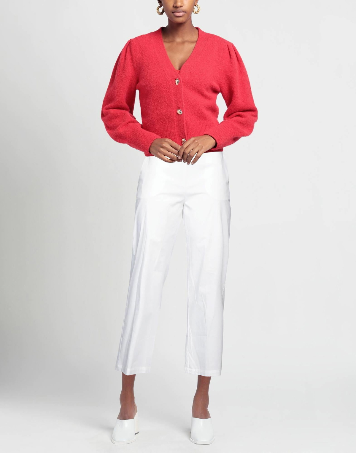Manila Grace Womens Pants in White
