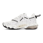 Valentino White Valentino Garavani Hand Spray Painted Bounce Sneakers