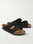 BIRKENSTOCK - Arizona Suede Sandals - Black