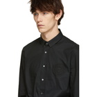 Balmain Black Embroidered Medallion Shirt