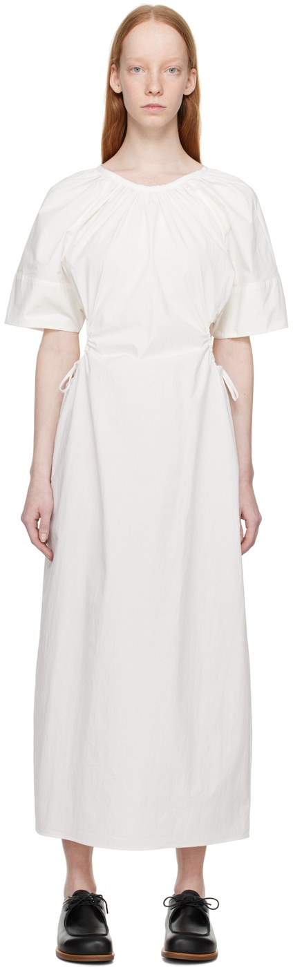 Photo: Missing You Already White Side Ring Midi Dress