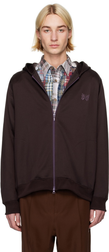 Photo: NEEDLES Purple Zipped Hoodie