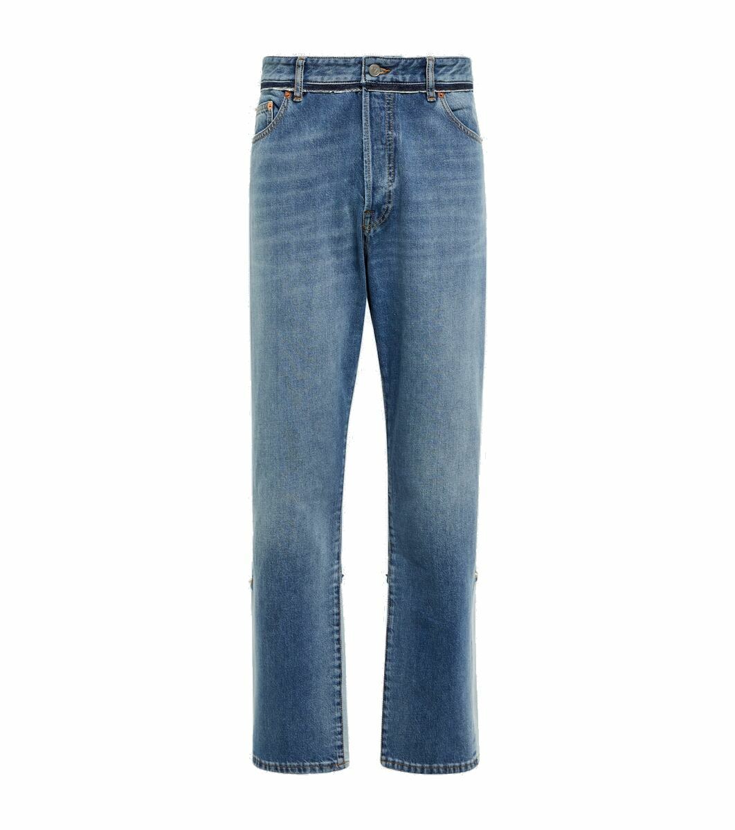Valentino Blue Cotton Jeans Denim main image 1