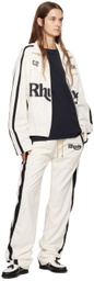 Rhude White & Black Ski Track Jacket