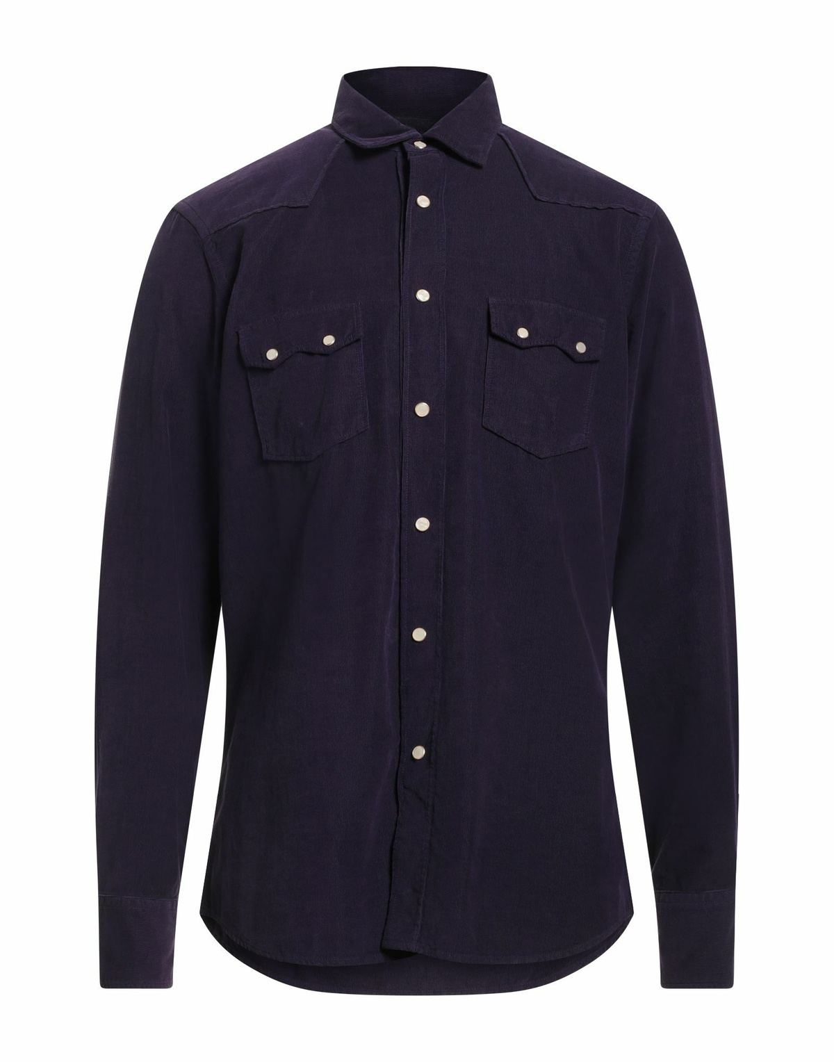 Lardini Mens Shirt Dark in Purple