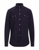 Lardini Mens Shirt Dark in Purple
