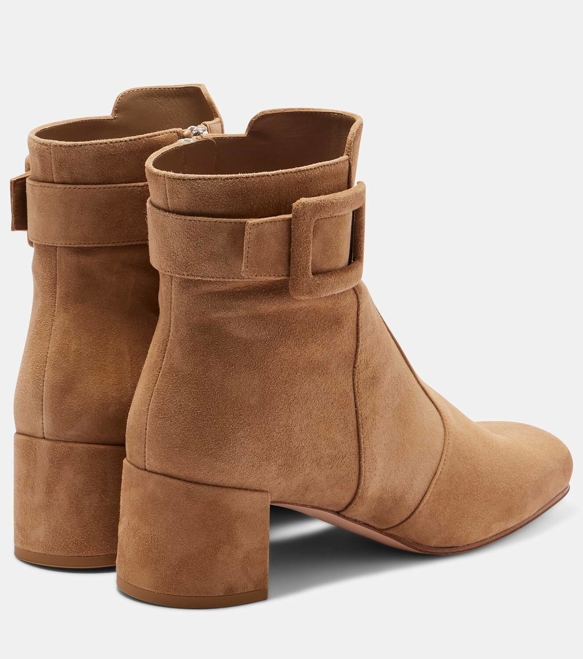 Roger Vivier Très Vivier Polly 45 leather ankle boots