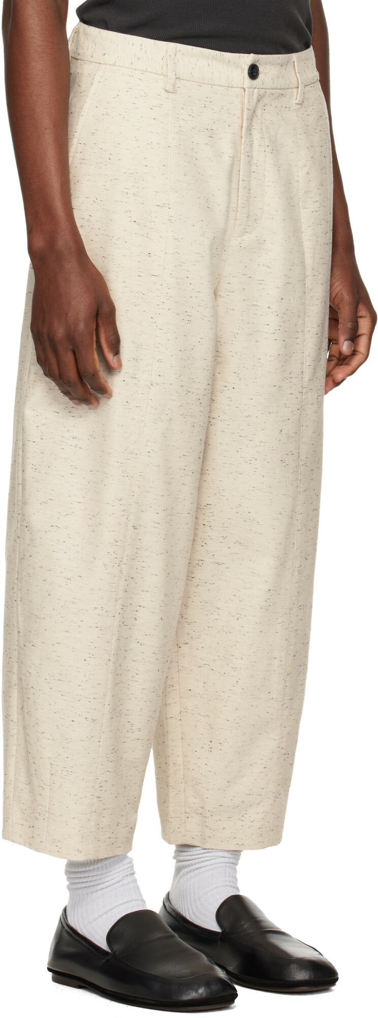 Entire Studios Off-White Carrot Trousers