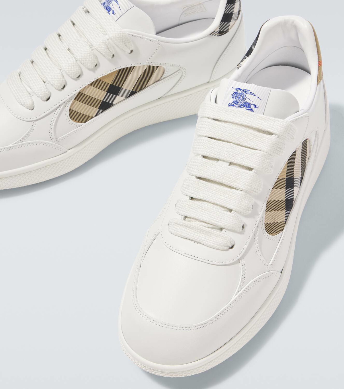 Burberry Burberry Check leather sneakers Burberry
