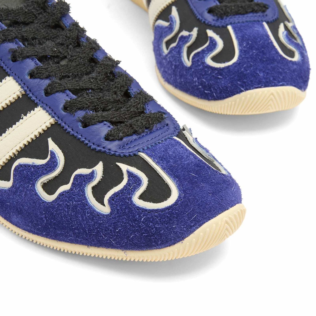 Adidas x Brain Dead Japan Lo Sneaker in Core Black/Off White/Warm Vanilla